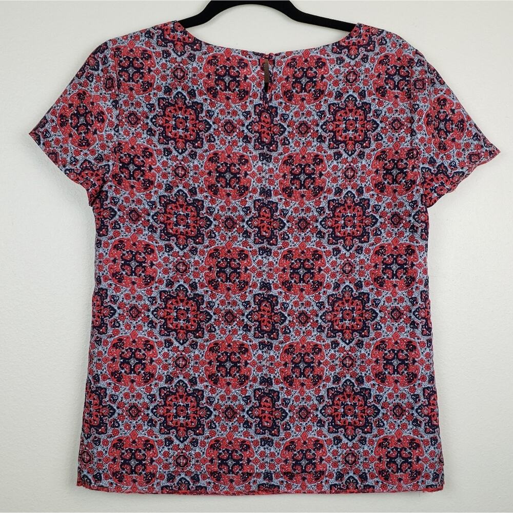 J. Crew | Geometric Print Blouse, Size XS